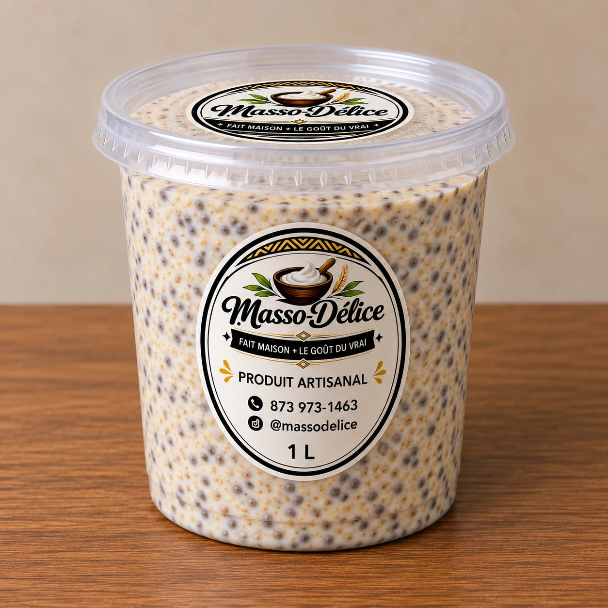Thiakry (Dégué) mixte au mil et au couscous
