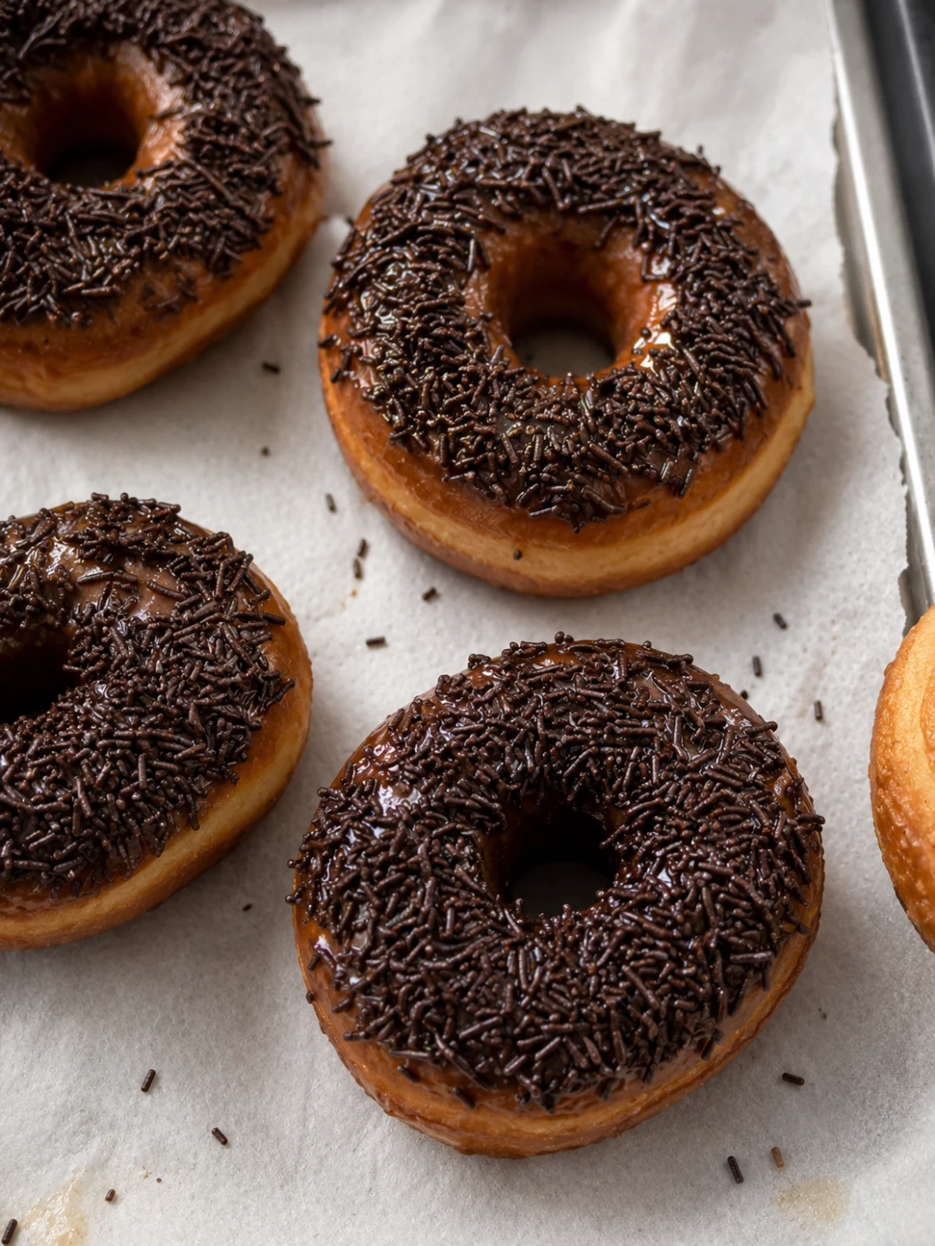 donut enrobe de sucre et chocolat