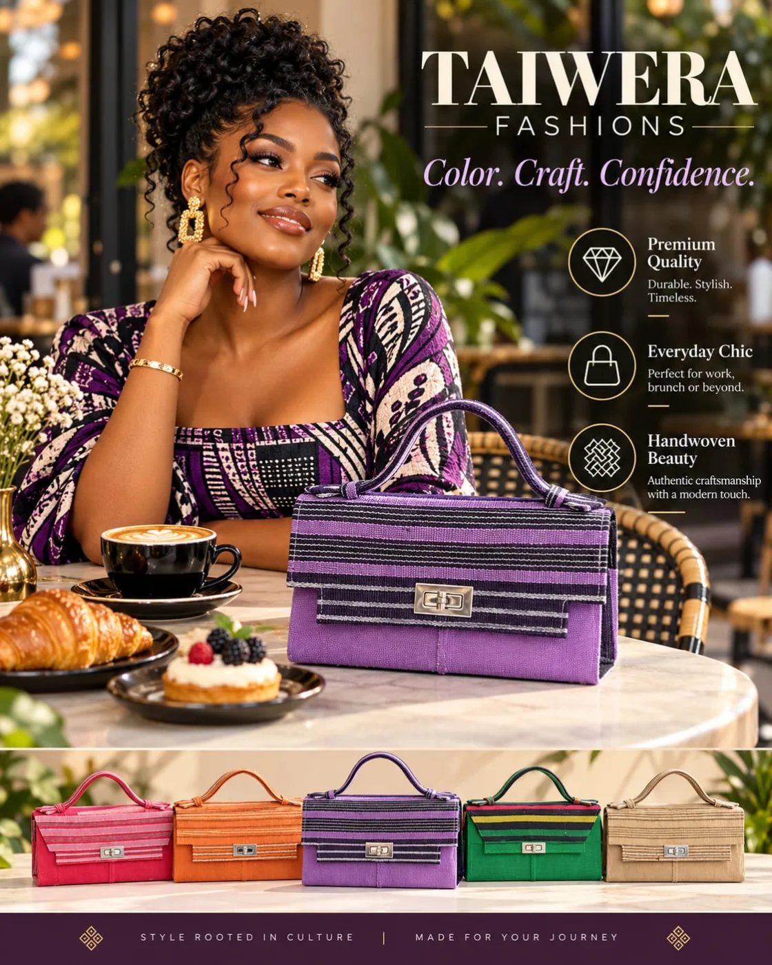 Beautiful Aso oke handbag