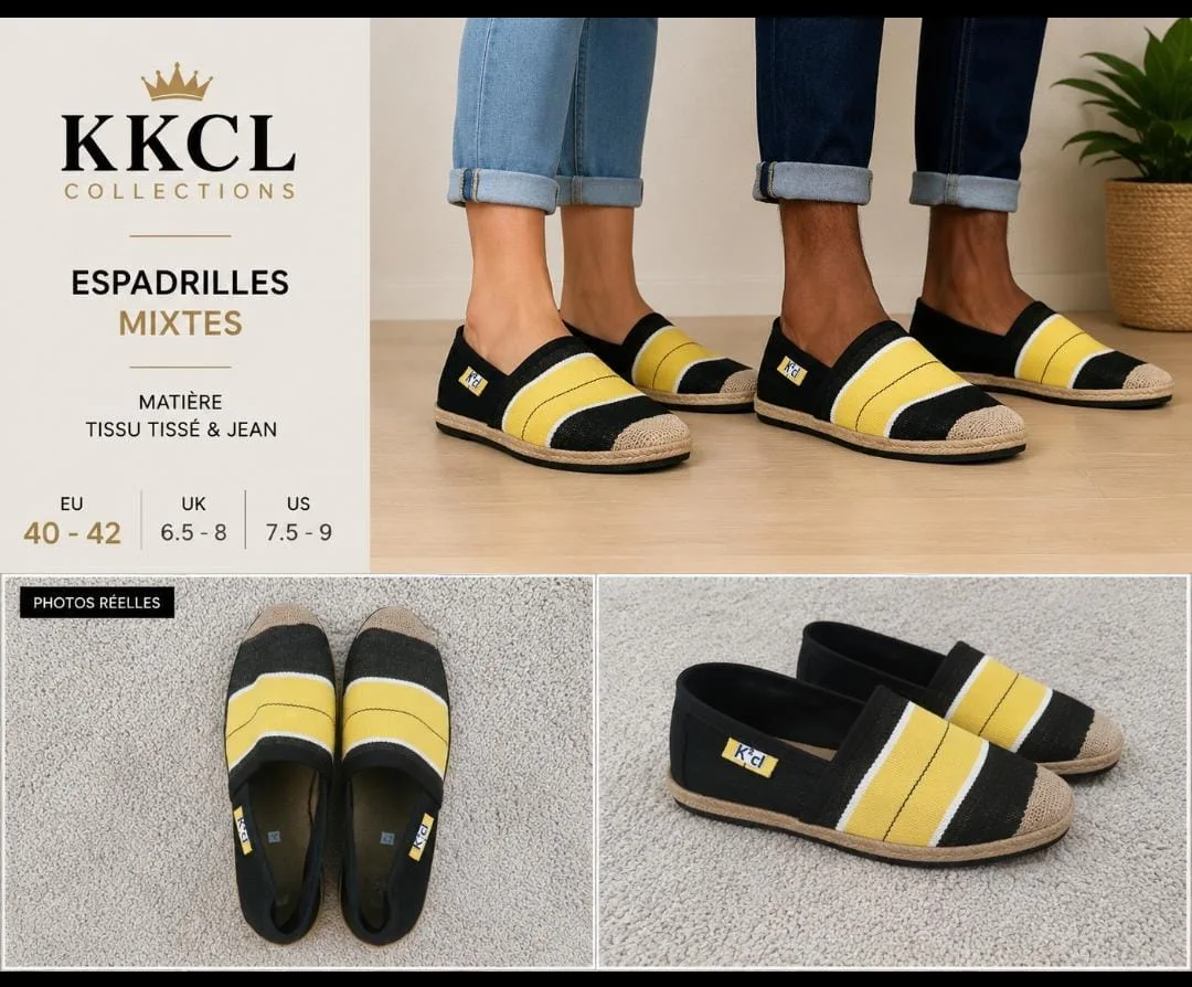 Unisex African Woven Fabric & Denim Sneakers