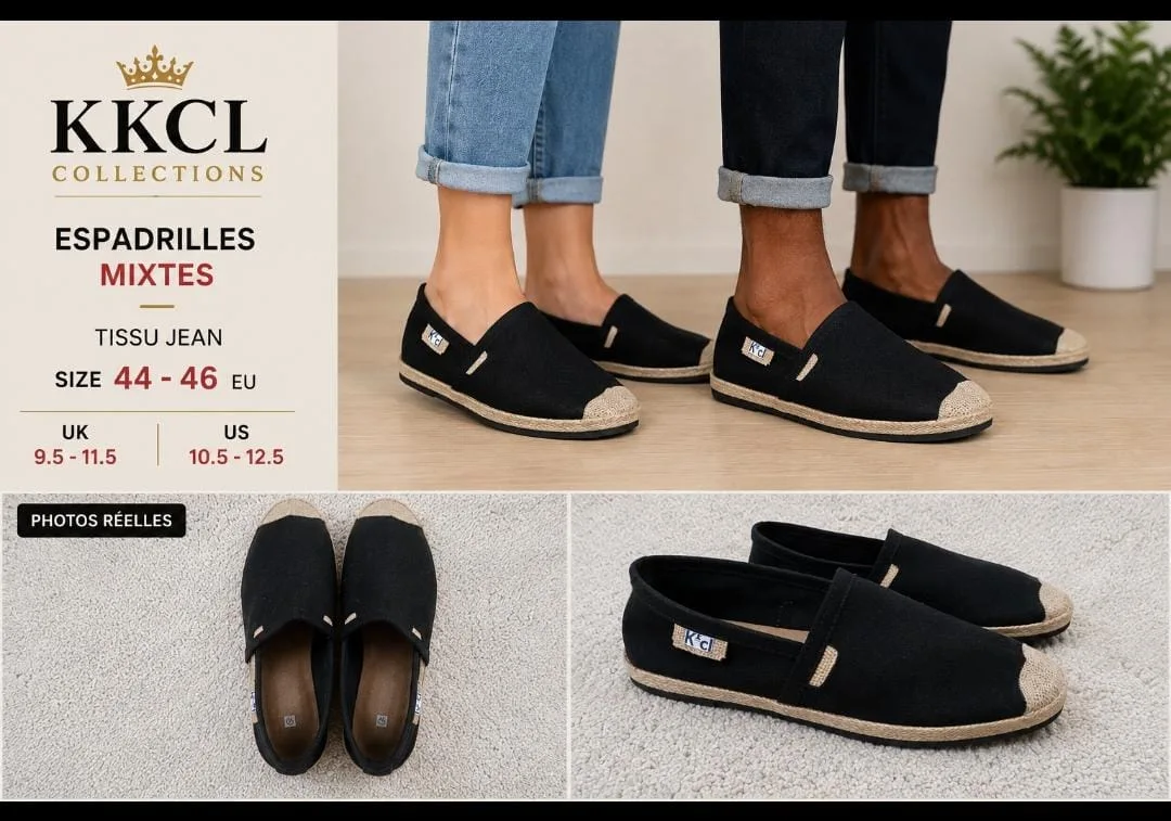 Unisex African Woven Fabric & Denim Sneakers